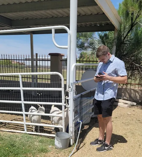 An RSDS appraiser on a rural inspection