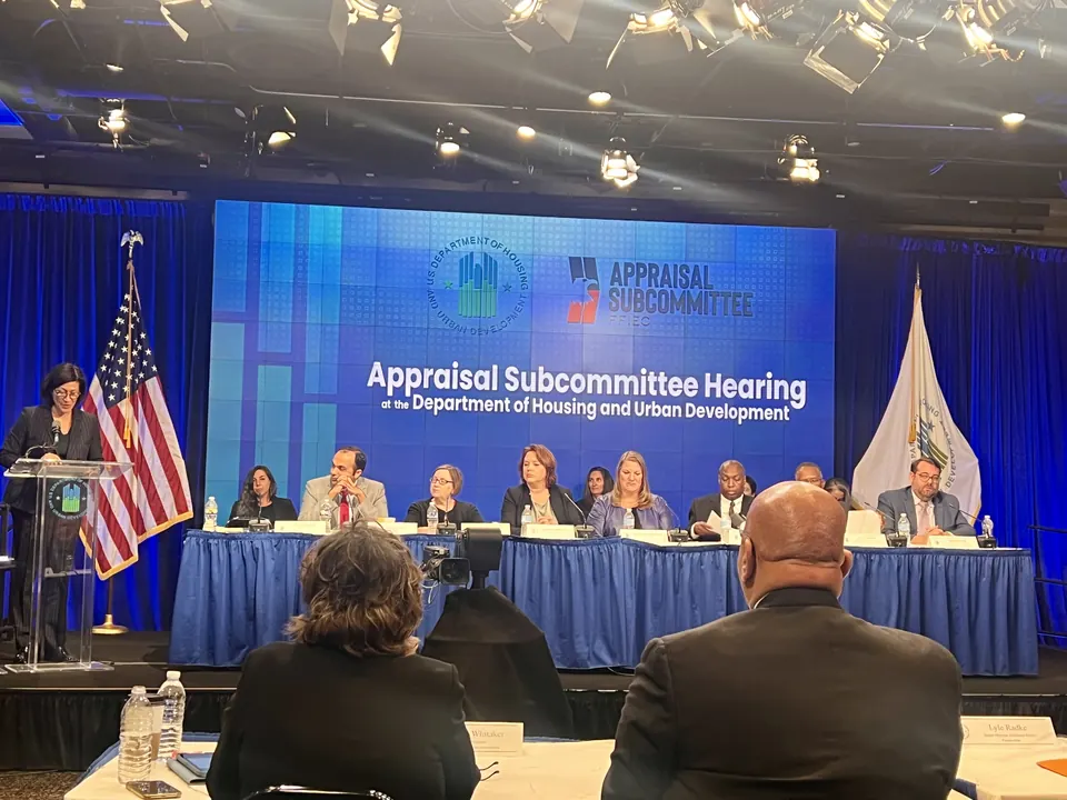 The FFIEC Appraisal Subcommittee hearing at HUD headquarters